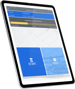 APP LAP Zeiterfassung Ipad