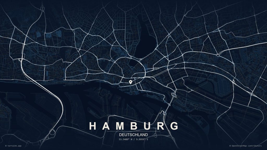 Kartenansicht der Hamburger Speicherstadt mit LAP Bürostandort