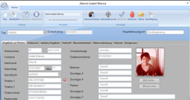 Stammdaten mit Serienbrief-Funktion