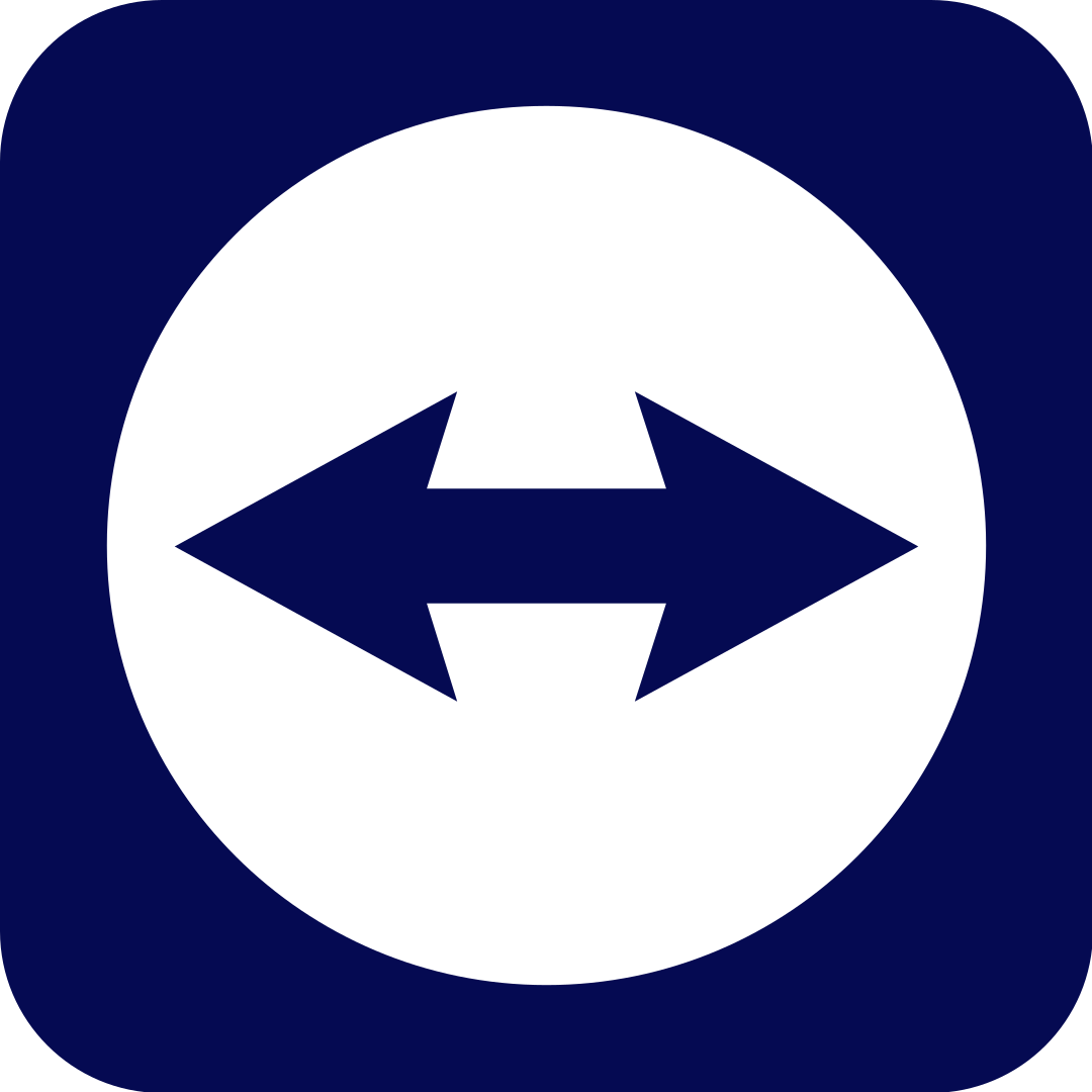 TeamViewer Logo – Fernwartungssoftware herunterladen und starten